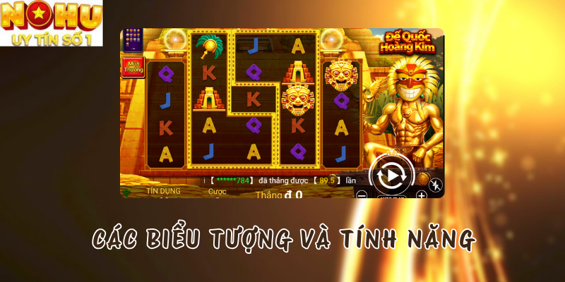 Các biểu tượng và tính năng Golden Empire tại Nổ hũ TP